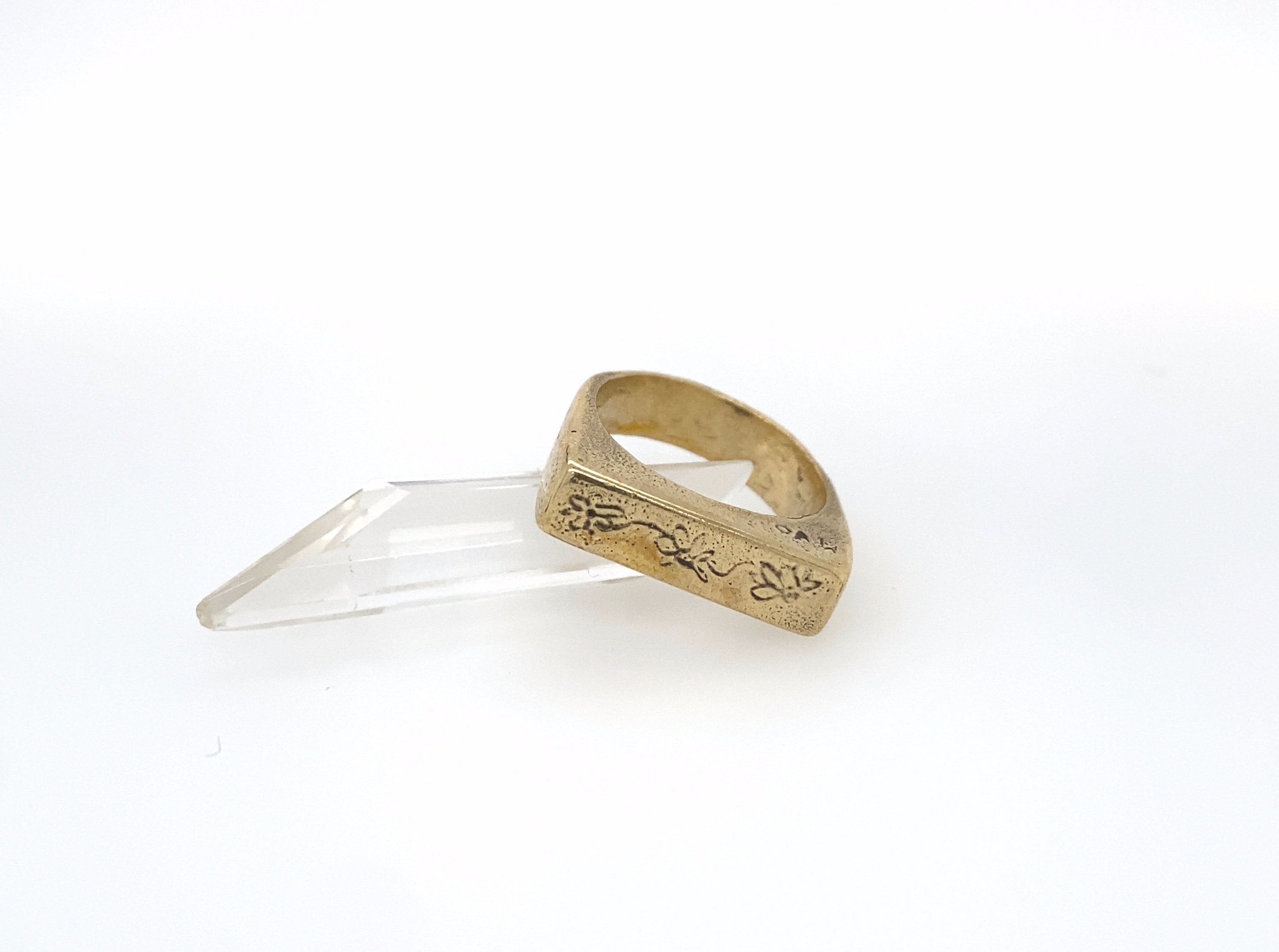 Hand Carved Signet Rings
