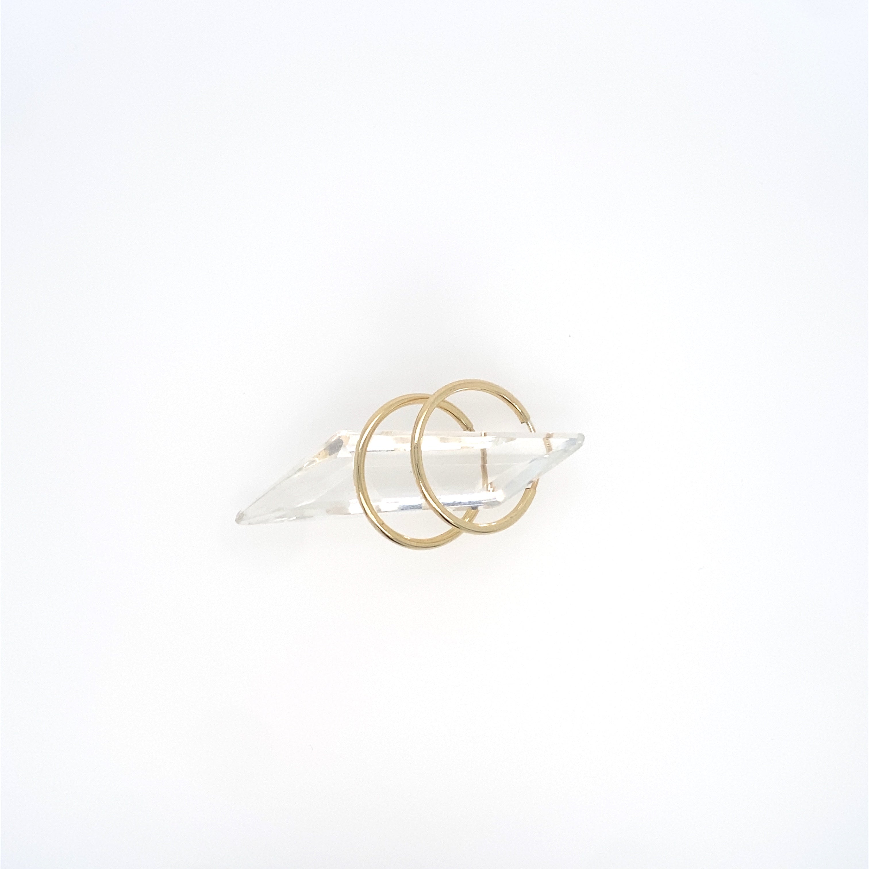 Gold Fill Infinity Hoops