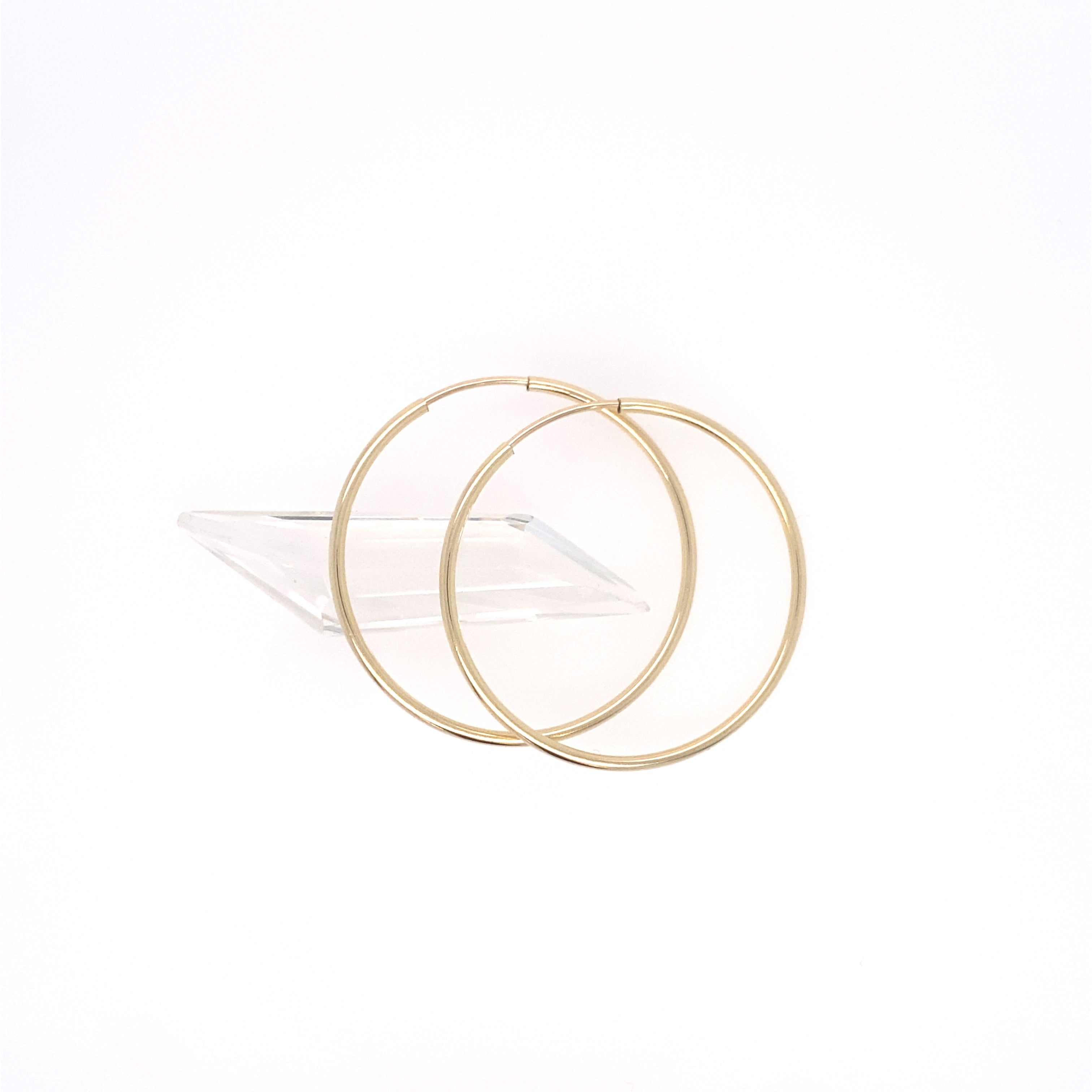 Gold Fill Infinity Hoops