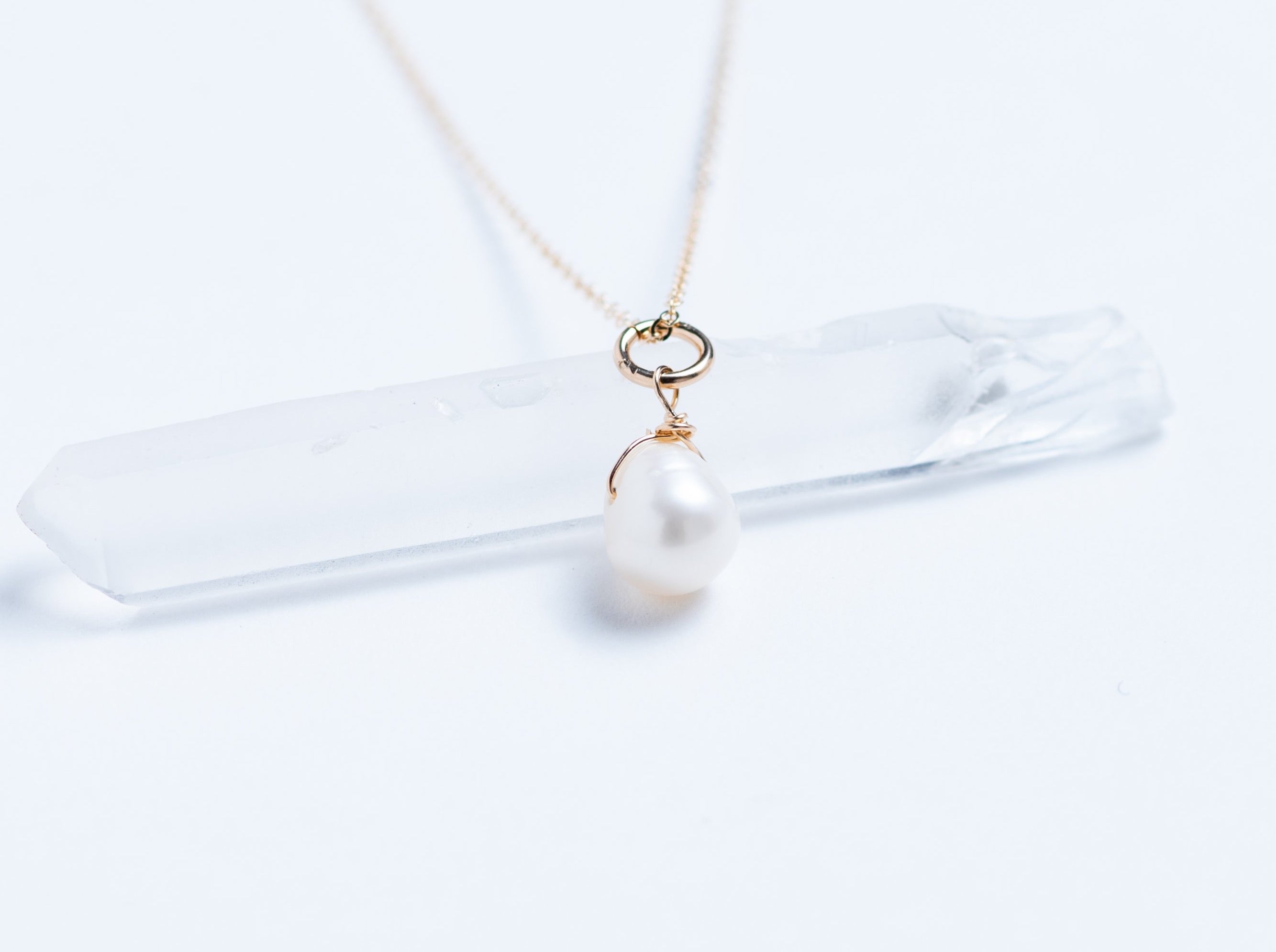 Drop Freshwater Pearl Necklace