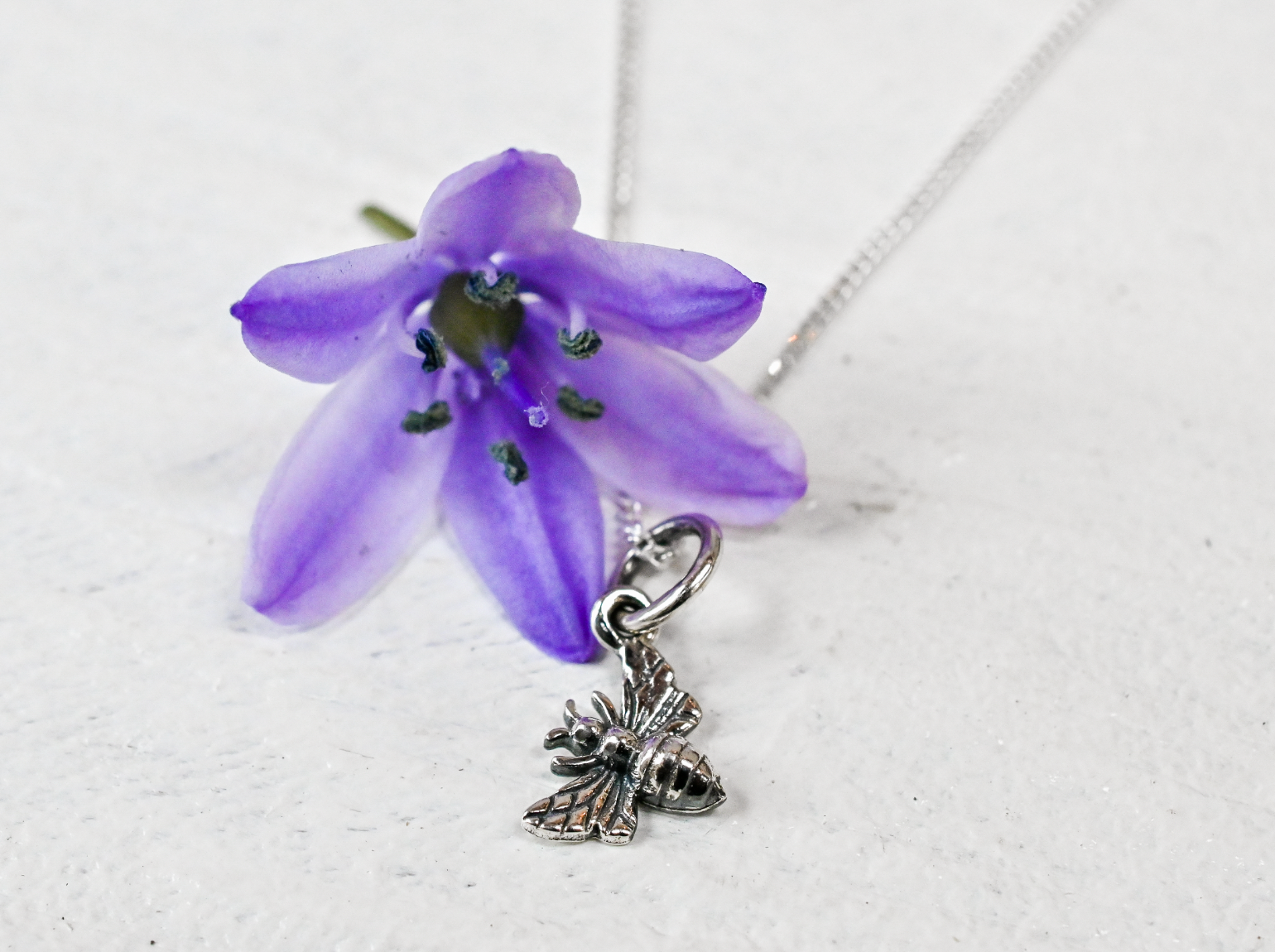 Bee Sterling Silver Pendant