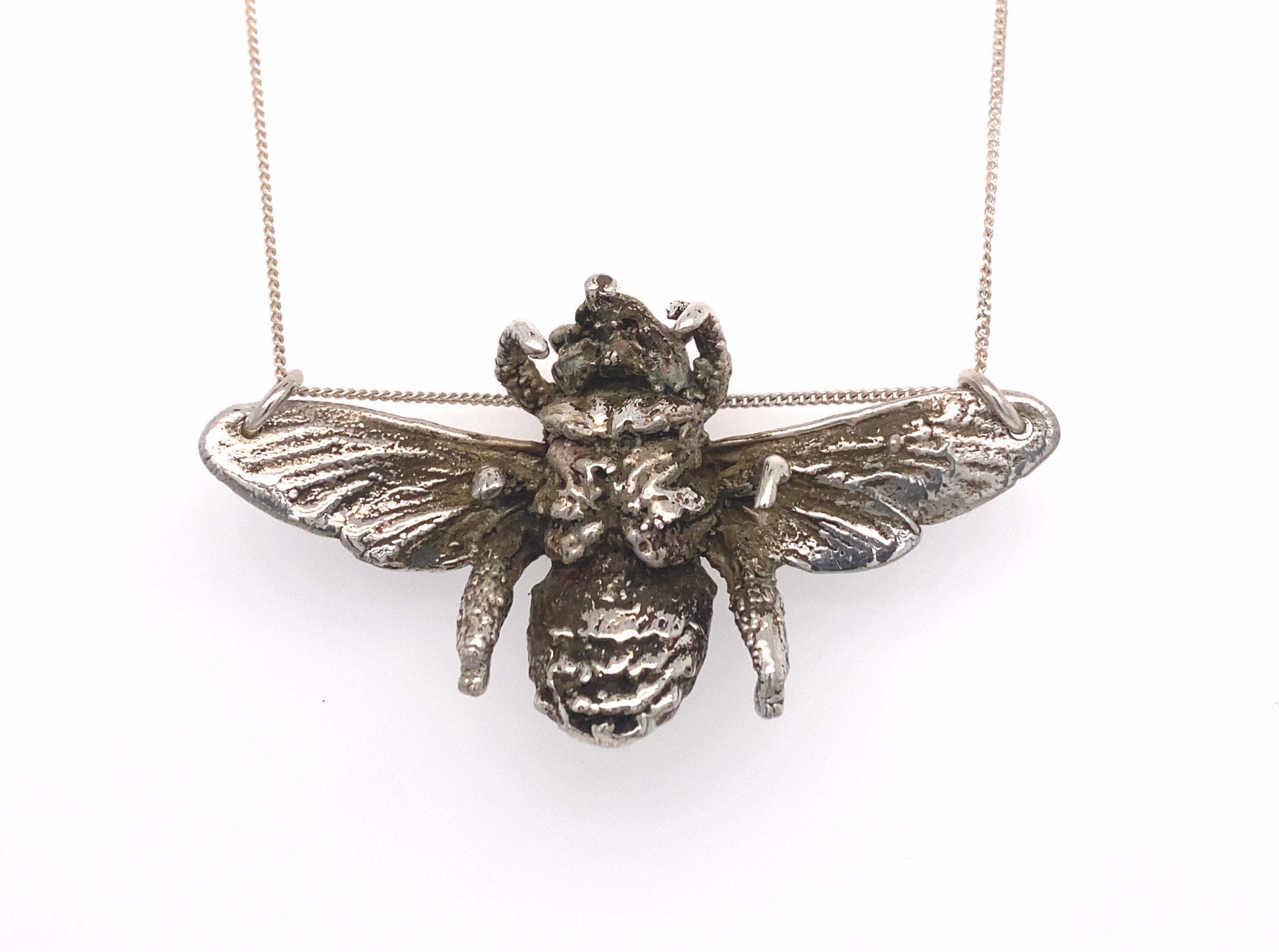 Cast Bee Necklace